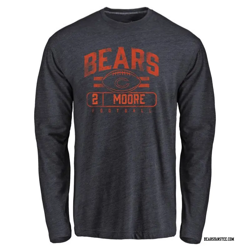 HOT!!! DJ Moore #2 Name & Number Bears T-Shirt